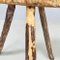 Italian Rustic Table Stools with Different Heights in Wood, Set of 2 9