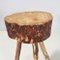 Italian Rustic Table Stools with Different Heights in Wood, Set of 2 13