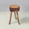 Italian Rustic Table Stools with Different Heights in Wood, Set of 2 11