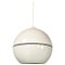 Space Age Italian Chandelier in White Metal, 2000s, Image 1