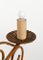 Lámpara colgante Mid-Century de bambú, ratán y mimbre, Italia, años 60, Imagen 10