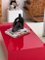 Red Glossy Coffee Table with Bar 7