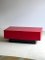 Red Glossy Coffee Table with Bar 2