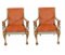 Italian Neo Classical Armchairs with Maiden Arms, Set of 2 1