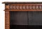 Victorian Carved Oak Open Bookcase, 1880s 3