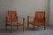 Safari Chairs in Ash & Leather from Rud. Rasmussen attributed to Kaare Klint, 1960s, Set of 2 14