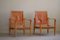 Safari Stühle aus Esche & Leder von Rud. Rasmussen Kaare Klint zugeschrieben, 1960er, 2er Set 12