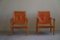 Safari Chairs in Ash & Leather from Rud. Rasmussen attributed to Kaare Klint, 1960s, Set of 2, Image 18