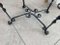 Wrought Iron Pedestal Flower Table, Image 8