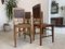 Art Nouveau Dining Chairs in Oak, Set of 4 9