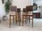 Art Nouveau Dining Chairs in Oak, Set of 4, Image 7