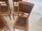 Art Nouveau Dining Chairs in Oak, Set of 4, Image 3