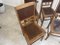 Art Nouveau Dining Chairs in Oak, Set of 4 4