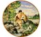 Piatto in ceramica con scena mitologica di Ernesto Conti, fine XIX secolo, Immagine 4