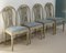 Gustavian Dining Chairs, Set of 4 1