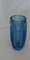 Vintage Bohemian Blue Glass Lens Bullet Vase by Rudolph Schrotter, 1950s 4