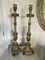 18th Century Italian Painted and Gilt Wooden Candlesticks, 1760s, Set of 2, Image 10