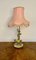 Lámpara de mesa eduardiana de ónice y latón dorado, años 10, Imagen 1