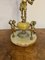 Edwardianische Tischlampe aus Onyx & vergoldetem Messing, 1910er 4