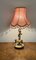 Edwardianische Tischlampe aus Onyx & vergoldetem Messing, 1910er 2