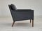Danish Lounge Chair Model 55 in Leather and Rosewood by Kurt Østervig, 1960s 2