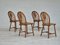 Scandinavian Dining Chairs in Oak Wood, 1960s, Set of 4 3