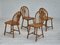Scandinavian Dining Chairs in Oak Wood, 1960s, Set of 4 2