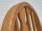 Sillas de comedor escandinavas de madera de roble, años 60. Juego de 4, Imagen 10