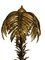 Hollywood Regency Style Gilt Metal Palm Tree Floor Lamp, Mid to Late 20th Century, Image 6