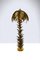 Lampada da terra Hollywood Regency in metallo dorato a forma di palma, metà e fine XX secolo, Immagine 4