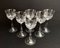 Vintage Crystal Wine Champagne Glasses from Peill Glasses, Germany, Set of 6 1