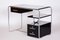 Bauhaus Black Writing Desk in Chrome-Plated Steel, Germany, 1930s 6
