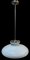 Lampe à Suspension en Verre Opalin pour Comptoir de Cuisine Upcyclé de Vintage Glass Shade, 1960 1