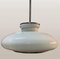 Opaline Glass Pendant Lamp for Kitchen Counter Upcycled from Vintage Glass Shade, 1960 2