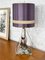 Crystal Table Lamp from Val Saint Lambert, 1950s 3
