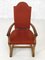 Louis XIII Style Chairs in Wood and Fabric, Set of 8 4