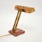 Art Deco French Brass and Marble Desk Lamp, 1920s, Image 3