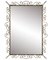 Espejo rectangular con marco de latón, años 50, Imagen 1