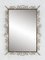 Specchio rettangolare con cornice in ottone, anni '50, Immagine 2