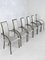 Dining Chairs in Varnished Metal and Fabric from Belgo Chrom, 1980s, Set of 6 8