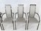 Dining Chairs in Varnished Metal and Fabric from Belgo Chrom, 1980s, Set of 6 5
