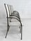 Dining Chairs in Varnished Metal and Fabric from Belgo Chrom, 1980s, Set of 6 10