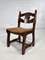 Chaises de Salle à Manger en Bois et Assise en Paille Tressée par Guillerme Et Chambron pour Votre Maison, 1950s, Set de 4 8