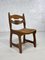 Stühle aus Eiche & Geflochtenem Stroh von Guillerme Et Chambron für Votre Maison 1950er, 6 . Set 8