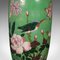 Japanese Cloisonne Flower Baluster Vases, Set of 2, Image 10