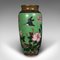 Japanese Cloisonne Flower Baluster Vases, Set of 2, Image 5