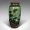 Japanese Cloisonne Flower Baluster Vases, Set of 2 6