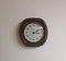 Vintage German Wall Clock with Mahogany Case, Europe, 1980s 1