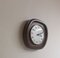 Vintage German Wall Clock with Mahogany Case, Europe, 1980s 3