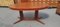 Ovaler Vintage Tisch im skandinavischen Stil mit Erweiterungen von Baumann, 1970er 4